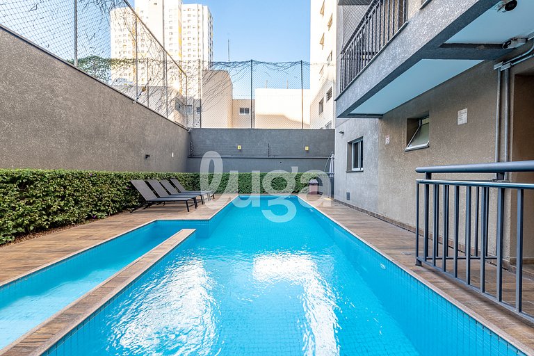 LUGA Ap completo con piscina a 10 min de Liberdade
