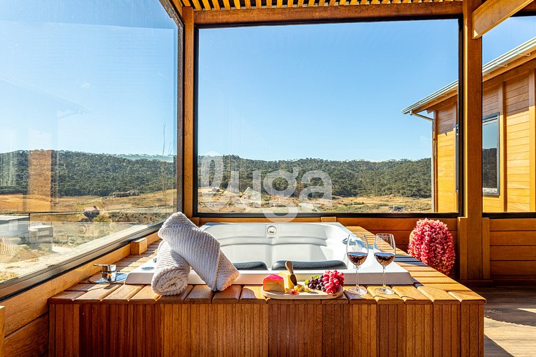 Maison Altos da Serra avec vue et baignoire à louer
