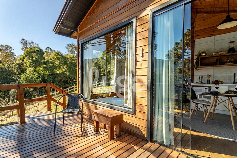 LUGA Aîtataka Cabaña con vista e hidromasaje
