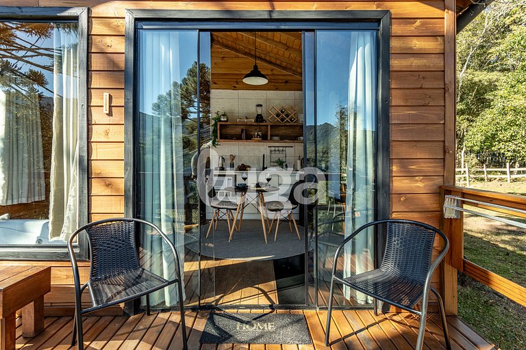 LUGA Aîtataka Cabaña con vista e hidromasaje