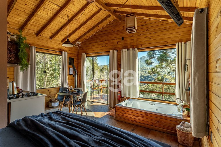 LUGA Aîtataka Cabane avec vue et baignoire à hydromassage
