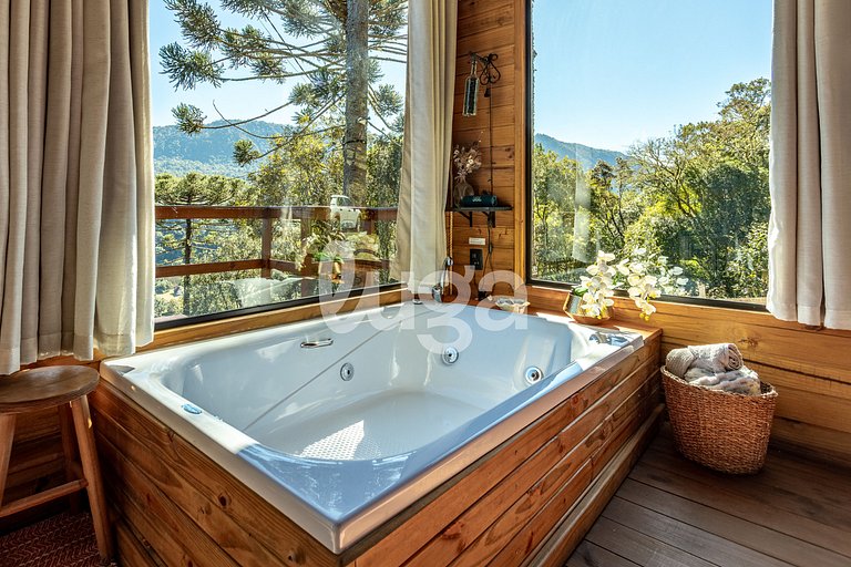 LUGA Aîtataka Cabaña con vista e hidromasaje