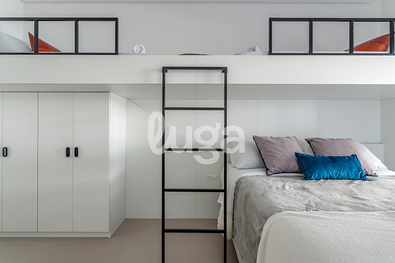 LUGA Apartamento Pé na Areia a 1 Min da Praia