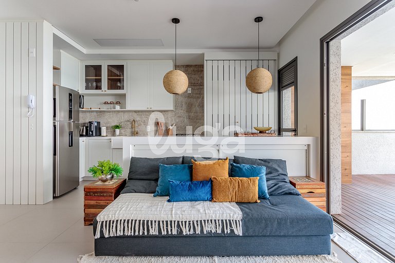LUGA Apartamento Pé na Areia a 1 Min da Praia