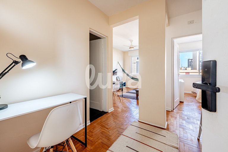 Appartement stratégique et fonctionnel au centre de São Paul