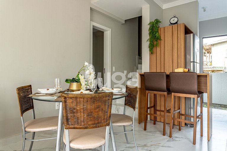 LUGA: Casa acogedora en la Playa de la Pinheira
