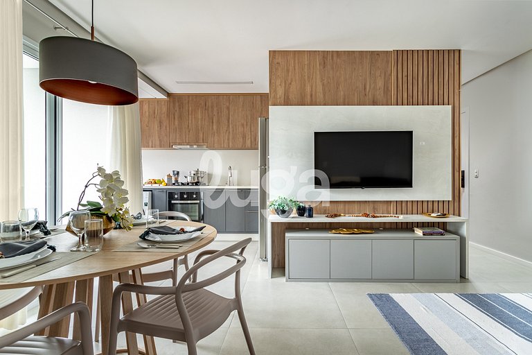 Apartment with pool Ingleses | 2 suites 300m from the sea