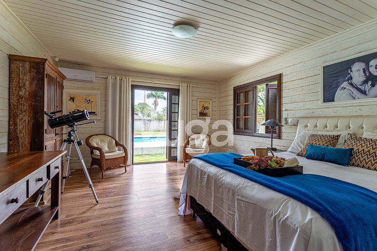 Maison à louer avec piscine à 900 mètres de la plage