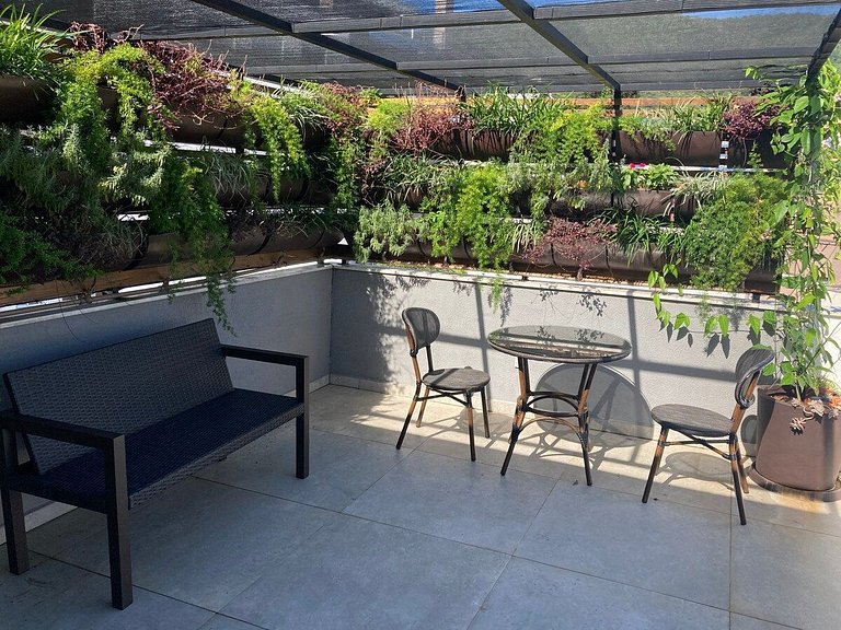 LUGA Cobertura duplex, hidro e vista no Itacorubi