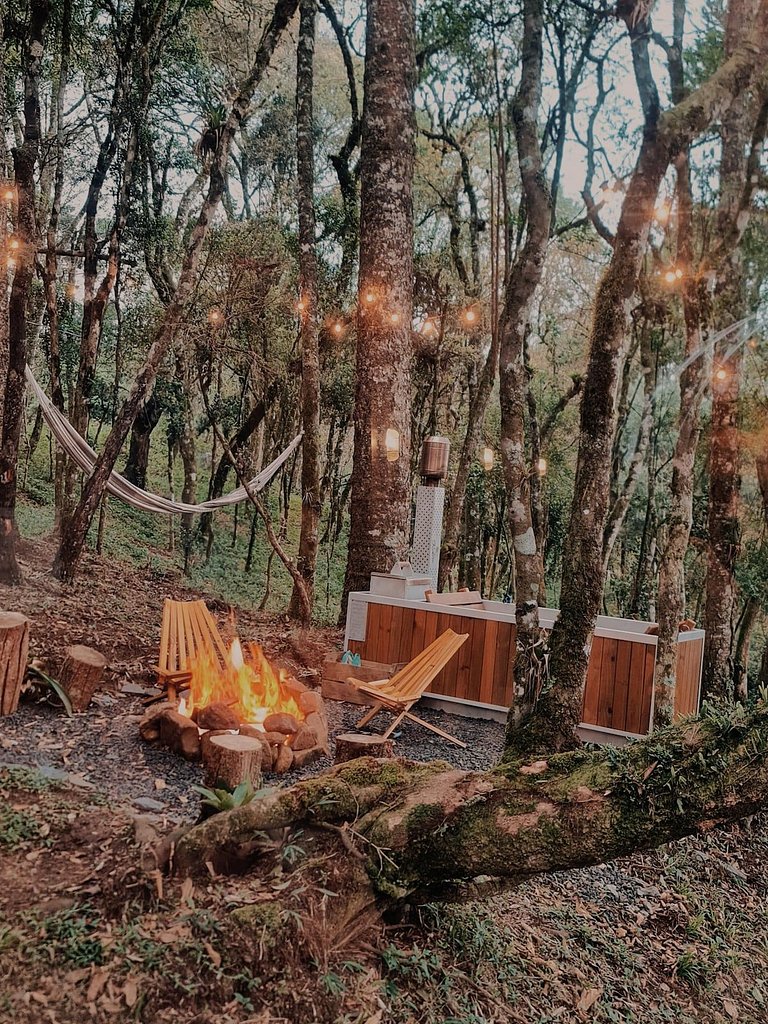 LUGA Bolha Araucária com Vista do Vale Urubici